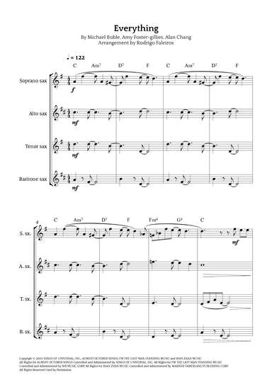Everything (arr. Rodrigo Faleiros)
