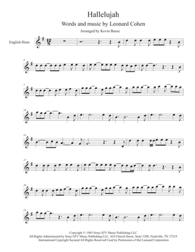 Hallelujah (arr. Kevin Busse)