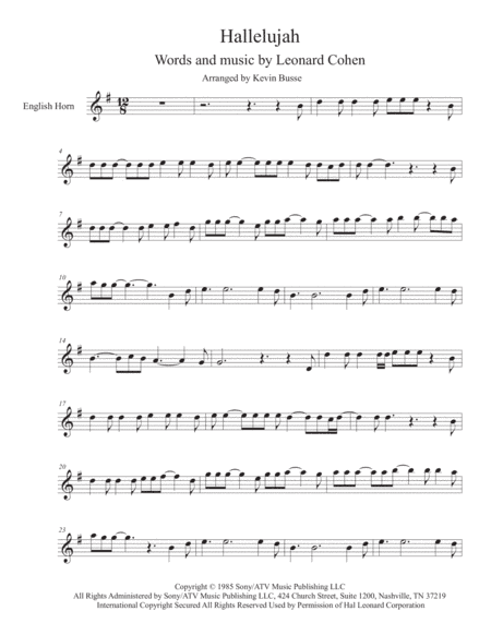 Hallelujah (arr. Kevin Busse)