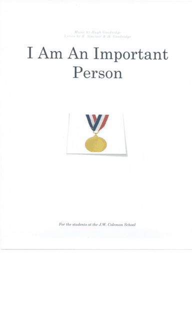 I Am An Important Person