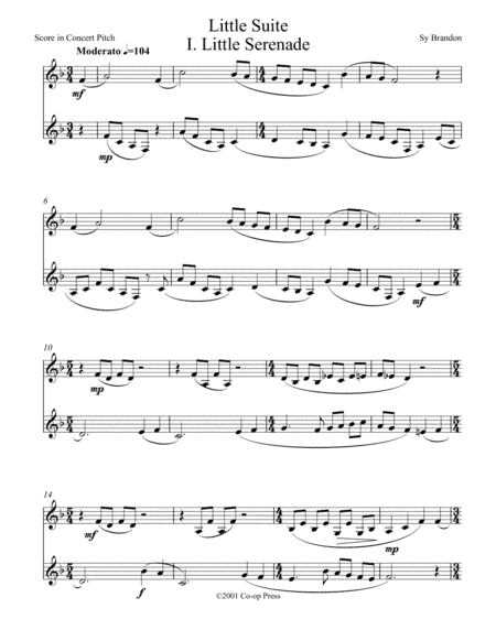 Little Suite: Duet for any combination of brass instruments