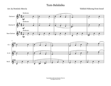 Tum-Balalaika (arr. Dominic Meccia)
