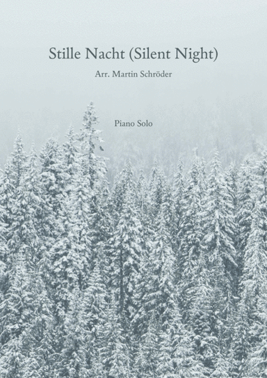 Stille Nacht (Silent Night) - Easy Piano Arrangement for Beginner (arr. Martin Schröder)