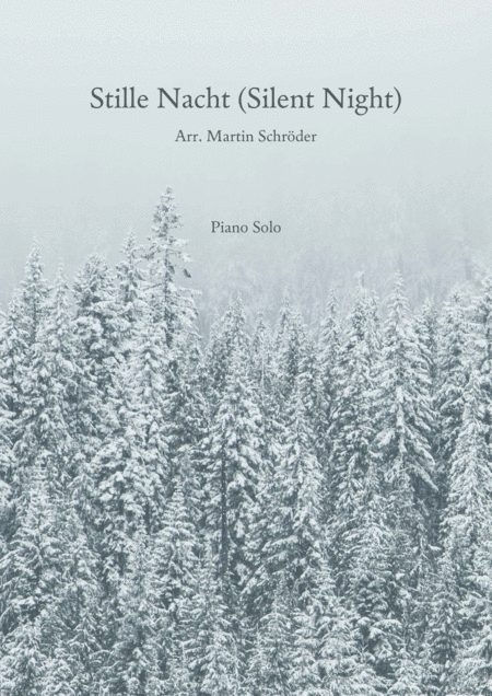 Stille Nacht (Silent Night) - Easy Piano Arrangement for Beginner (arr. Martin Schröder)