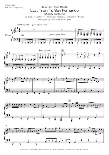 Last Train To San Fernando (arr. Tsuyoshi Yoroiguma)