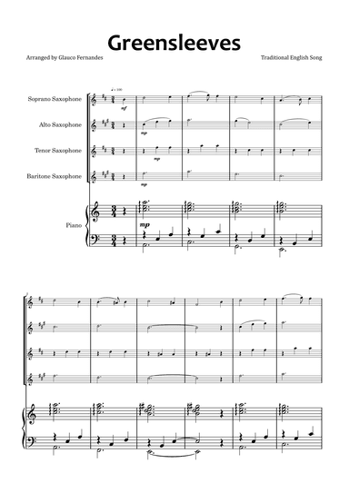 Greensleeves (arr. Glauco Fernandes)