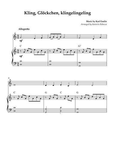 Kling, Glöckchen, klingelingeling (arr. Kaiserin Rebecca)