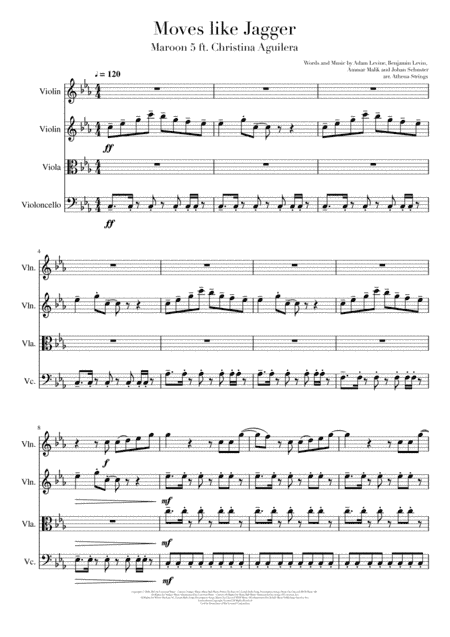 Moves Like Jagger (arr. Athena Strings)