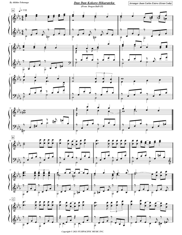 Dragon Ball Gt (arr. Juan Carlos Esteve (Gran Coda))