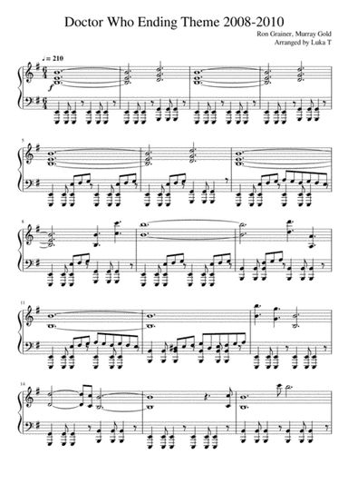 Doctor Who Theme (arr. Luka T)