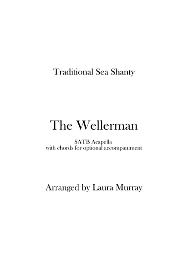 The Wellerman SATB (arr. Laura Murray)