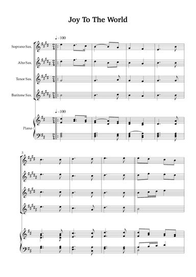 Joy To The World (arr. Karen Gueiros)