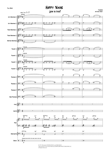Happy Xmas (war Is Over) (arr. Johan Verhey)