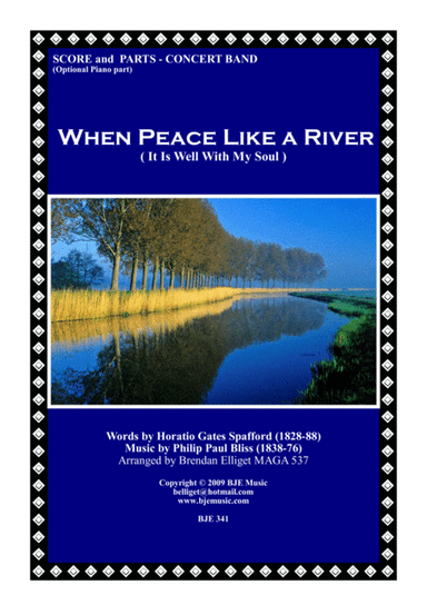 When Peace Like A River (It Is Well With My Soul) - Concert Band Score and Parts PDF (arr. Brendan Elliget MAGA 537)