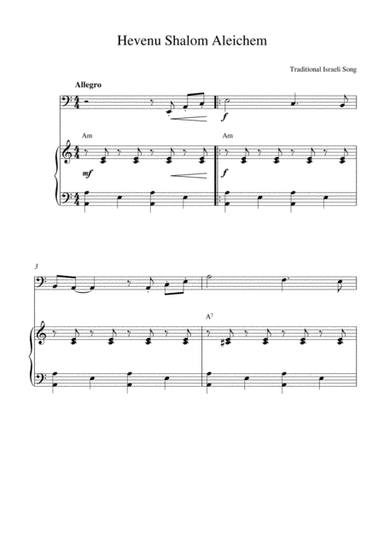 Hevenu Shalom Aleichem (arr. Kaiserin Rebecca)