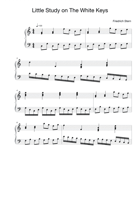 Little Study on The White Keys