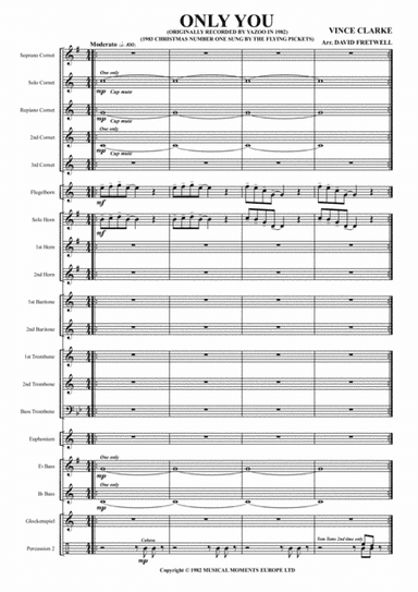 Only You (arr. David Fretwell)
