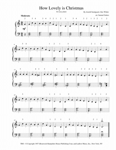 How Lovely Is Christmas (arr. Samuel Stokes)