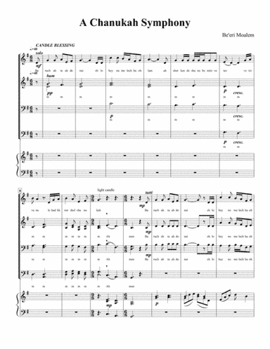 Chanuka Songs for Choir and Piano (arr. Be'eri Moalem)