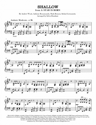 Shallow (arr. Sylvia Handiani)