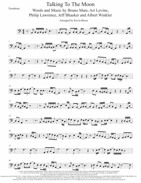 Talking To The Moon (arr. Kevin Busse)