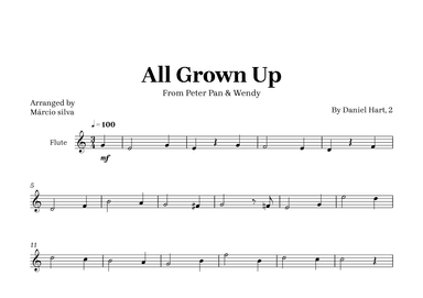 All Grown Up (arr. Márcio Silva)