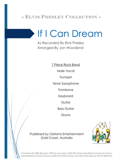 If I Can Dream (arr. Jon Woodend)