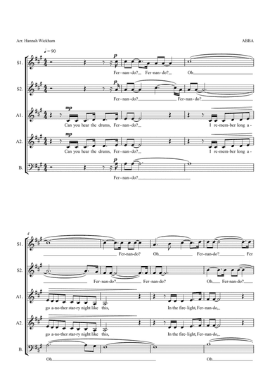 Fernando (arr. Hannah Wickham)