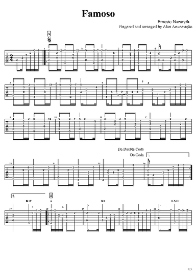 Famoso (arr. Alan Anunciação)