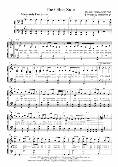 The Other Side (arr. Janelle Davies)