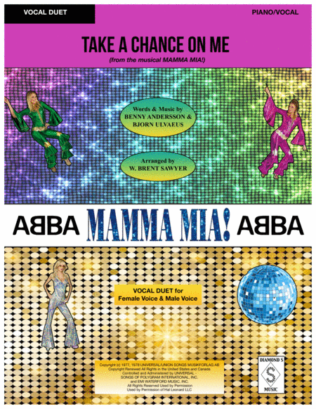 Take A Chance On Me  featured in MAMMA MIA! (arr. W. Brent Sawyer)