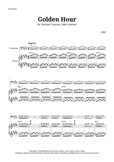 Golden Hour (arr. Langanho)
