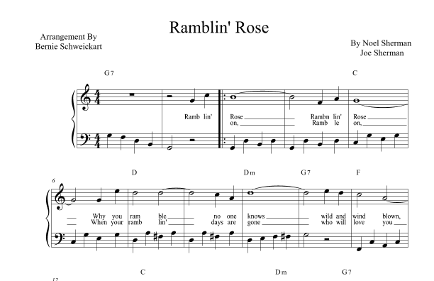 Ramblin' Rose (arr. Bernie Schweickart)