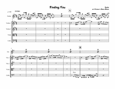 Finding You (arr. Steve Bloom)