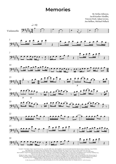 Memories (arr. Alliance Edition)