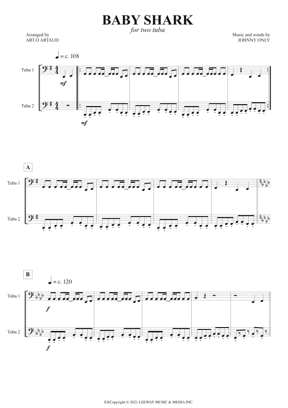 Baby Shark (arr. Art.o Artaud)