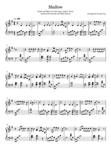 Shallow (arr. Jo-anne Tay)
