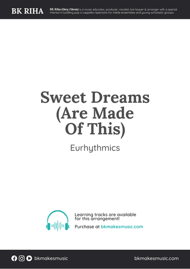 Sweet Dreams (are Made Of This) (arr. BK Riha)