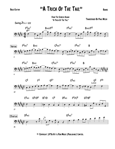 A Trick Of The Tail (arr. P Welsh)