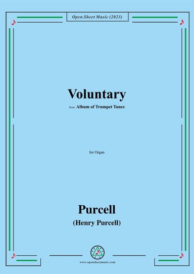 Purcell-Voluntary,from 'Album of Trumpet Tunes',for Organ (arr. OSM Press)