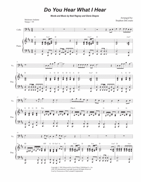 Do You Hear What I Hear (arr. Stephen DeCesare)