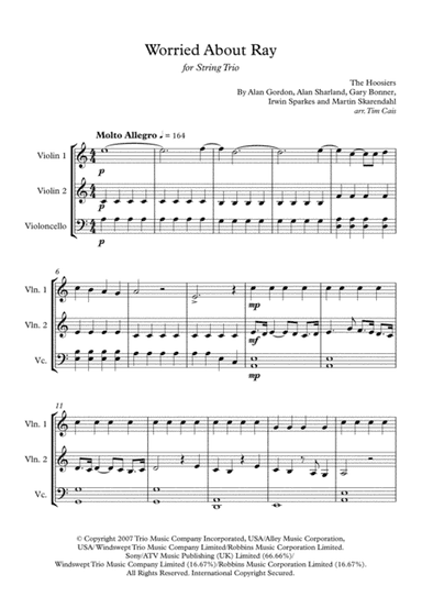 Worried About Ray (arr. Tim Cais)