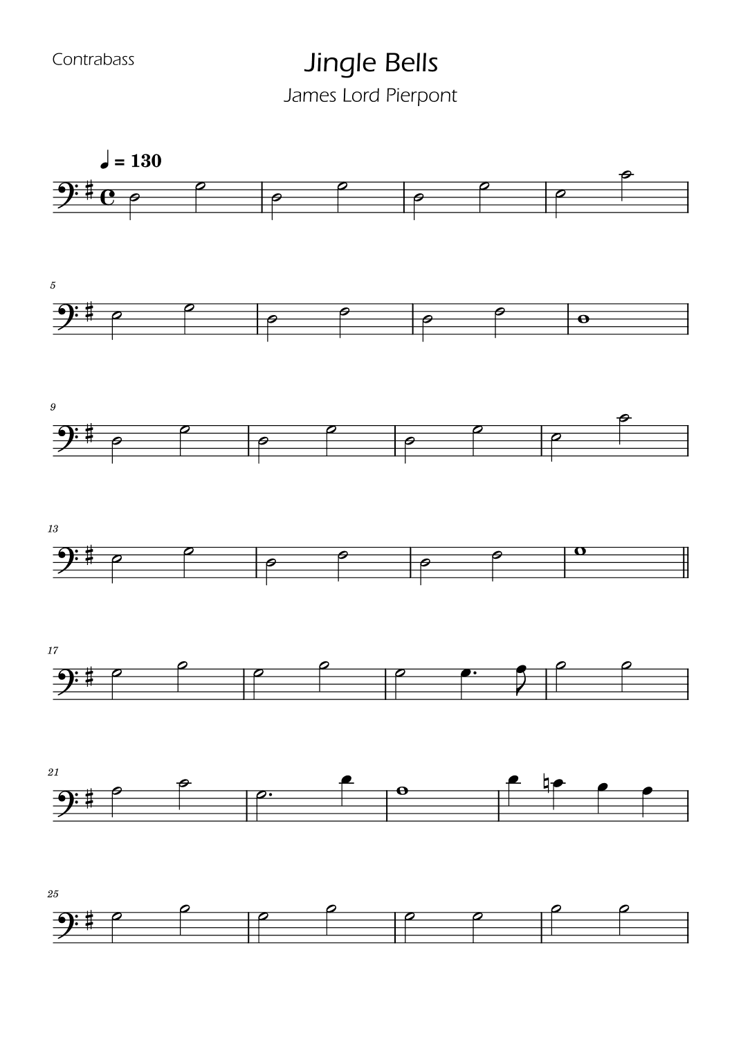 Jingle Bells - String Quintet w/ Piano (arr. Ygor Nunes)