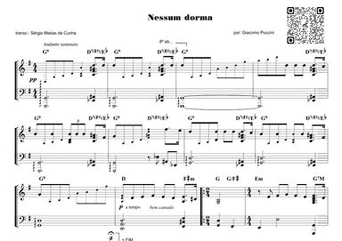 Nessum dorma (arr. Piano)