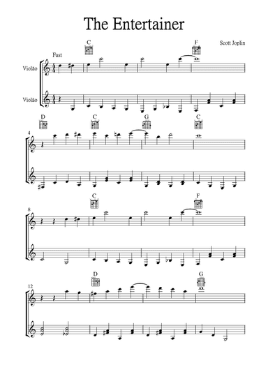 The Entertainer (arr. Jackson Spindler)