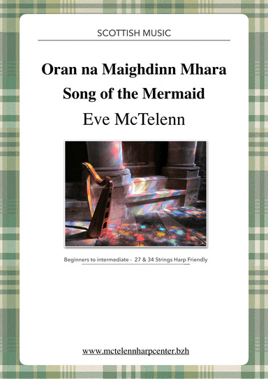 Oran na Maighdinn Mhara - beginner & 27 / 34 String Harp | McTelenn Harp Center (arr. Eve McTelenn)