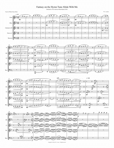 W L Larsen - Fantasy on the Hymn Tune Abide With Me (arr. W Larsen)
