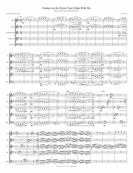 W L Larsen - Fantasy on the Hymn Tune Abide With Me (arr. W Larsen)