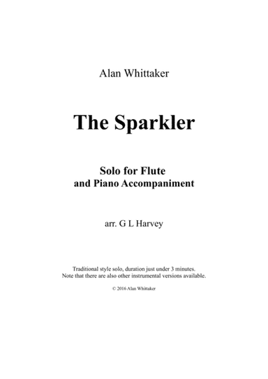 The Sparkler (Flute Solo with Piano Accompaniment)