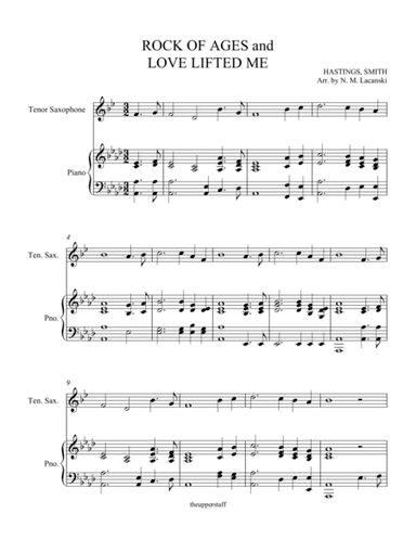 Rock of Ages and Love Lifted Me (arr. Nick Lacanski)